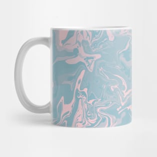 Cotton Candy Marble - Digital Paint Spill Mug